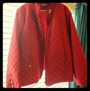 Womens Plus Size Quilted Jacket